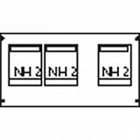 Пластрон для 3 NH2 3ряда/3 рейки |  код. AG 93 |  ABB